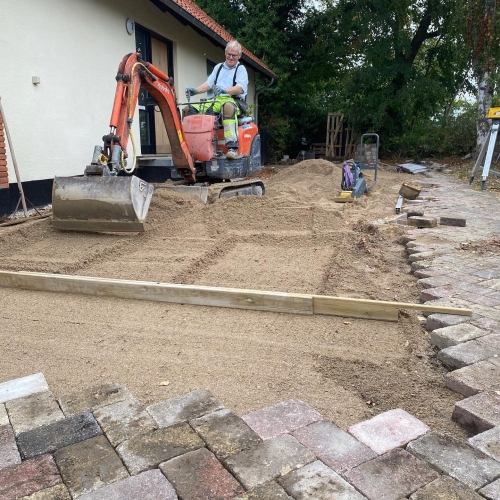 belægning efter kælderrenovering