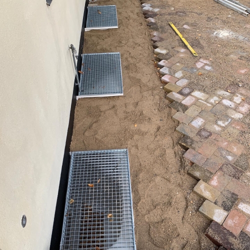 kælderrenovering og belægning